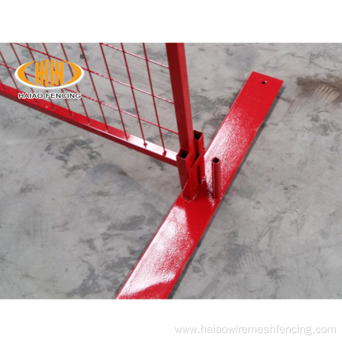 pvc coated temporary fence stands for sale